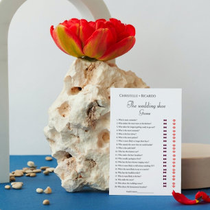Anuncio juego de boda de zapato despedida de soltera Tarje
