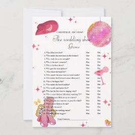 Anuncio Juego de fiesta de Boda de Western Disco