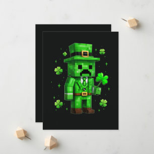 Anuncio Juego divertido del día de San Patricio del duende