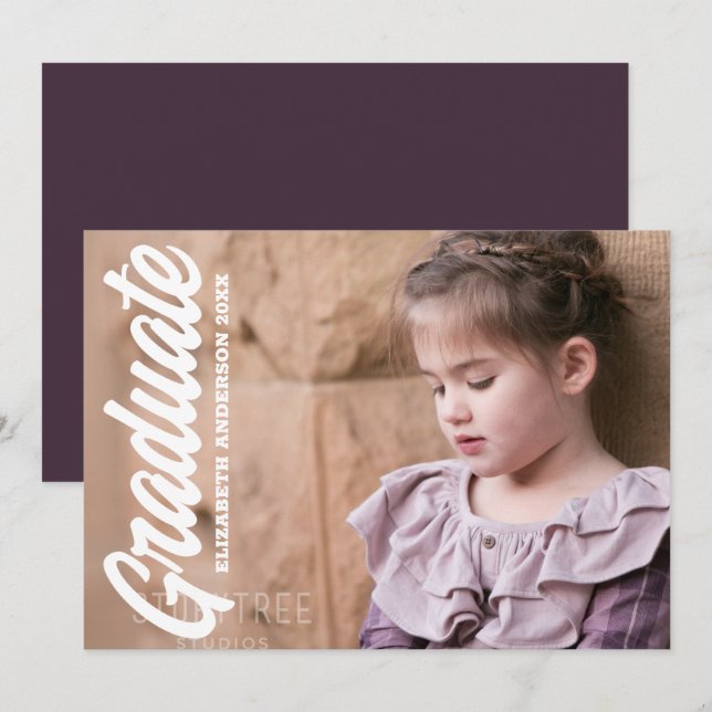 Anuncio Kids Photo Graduation (Anverso / Reverso)