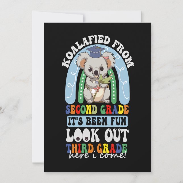 Anuncio Koalafied Desde 2do Grado Cuidado 3er Grado Koala (Anverso)
