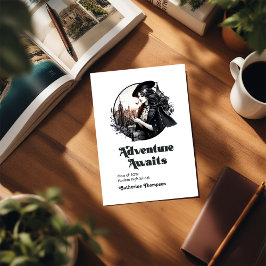 Anuncio La aventura retro vintage espera la foto de gradua