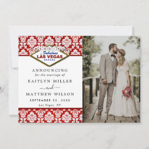 Anuncio La colección de Bodas Purpurinas Damask Las Vegas