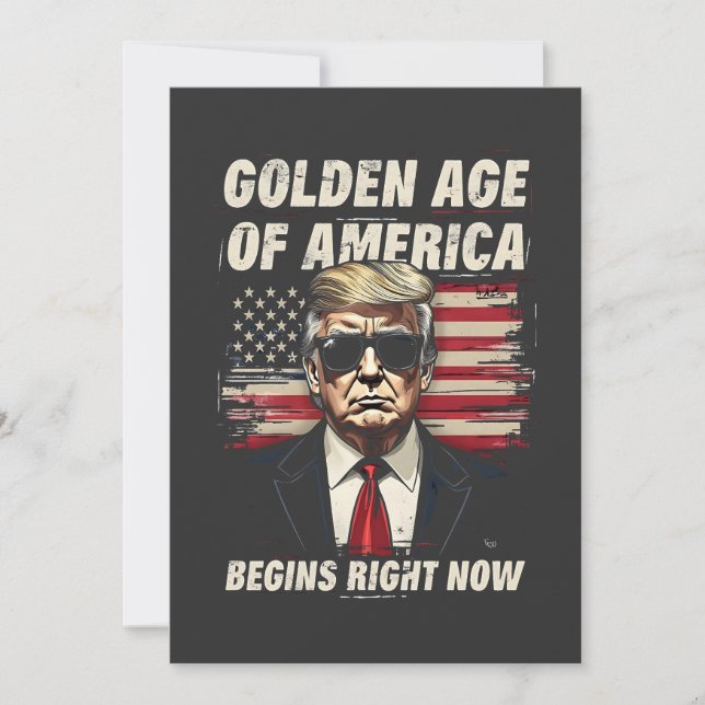 Anuncio La Edad de Oro de los Estados Unidos comienza ahor (Anverso)