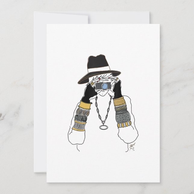 Anuncio La Fotógrafa Y Su Cámara Para El Amante De La Foto (Anverso)