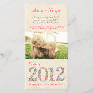 Anuncio La primavera florece clase de la graduación 2012