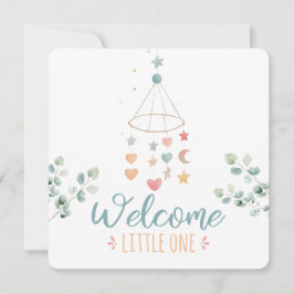 Anuncio La simplicidad boho da la bienvenida a un bebé peq