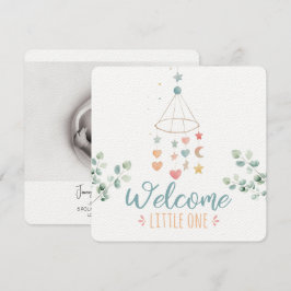 Anuncio La simplicidad boho da la bienvenida a un bebé peq