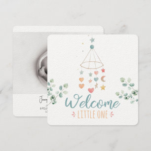 Anuncio La simplicidad boho da la bienvenida a un bebé peq
