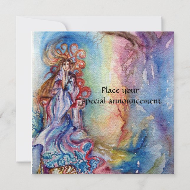 Anuncio LADY OF LAKE vibrante azul brillante rosa morado b (Anverso)