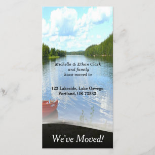 Anuncio Lakeside Boat cambio de dirección Personalizado ta