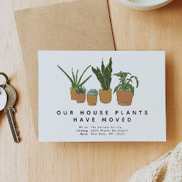 Anuncio Las plantas de interior se han mudado Ilustración