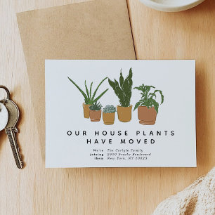Anuncio Las plantas de interior se han mudado Ilustración