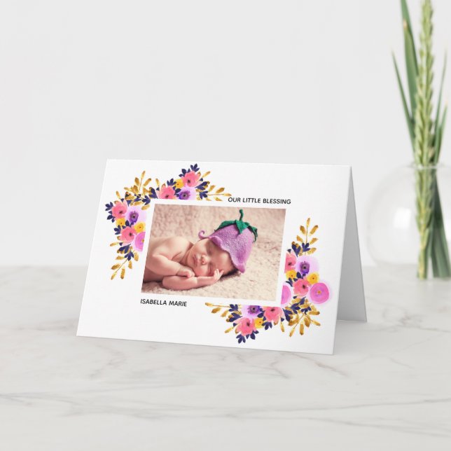 Anuncio Lavanda agradable floral y rosa del bebé el | de (Anverso)