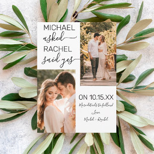 Anuncio Le Preguntó Que Sí, Sencillo Compromiso Blanco Ann