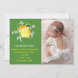 Anuncio Lemon Our Main Squeeze Photo Birth