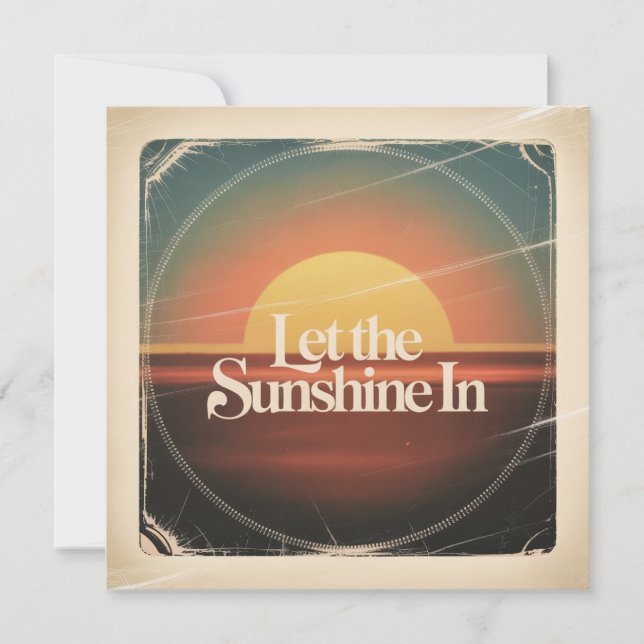 Anuncio Let The Sunshine In (Anverso)