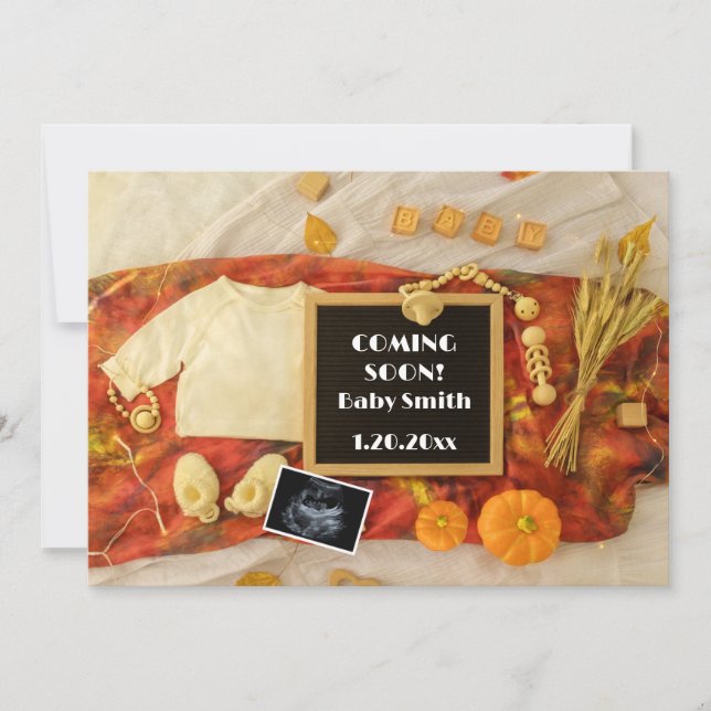 Anuncio Letra de la caída de calabaza ultrasónica a bordo  (Anverso)