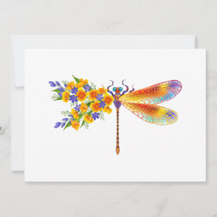Anuncio Libélula de flor amarilla