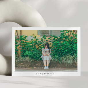 Anuncio Licenciado en tipografía minimalista 2 Graduación 