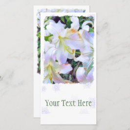 Anuncio Lilium ‘Casa Blanca’ [Tarjeta guía plana]