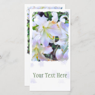 Anuncio Lilium ‘Casa Blanca’ [Tarjeta guía plana]