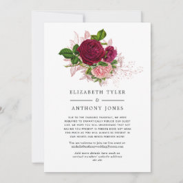 Anuncio Lista de invitados reducida de Boda de Moda de Sha