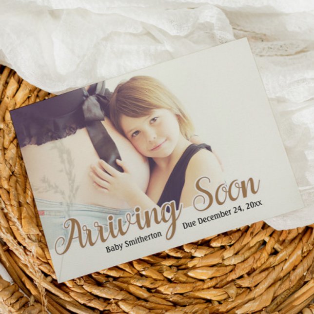 Anuncio Llegando pronto a la foto del embarazo (Subido por el creador)