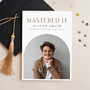 Anuncio Lo Dominó Fotografía de Graduación Graduado