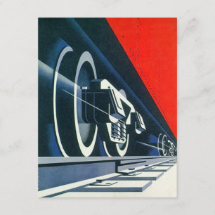 Anuncio Locomotora de Deco del vintage hemos movido