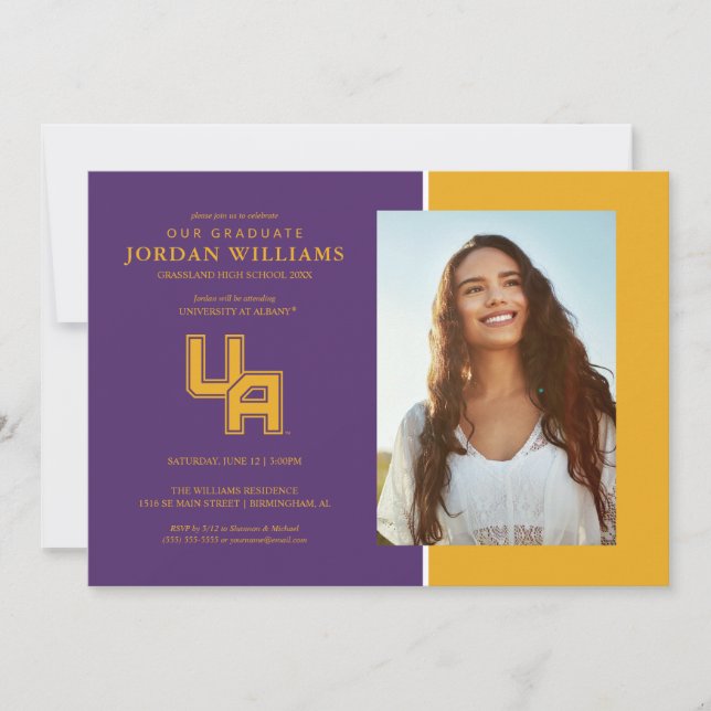 Anuncio Logo de la Universidad de Albany (Anverso)