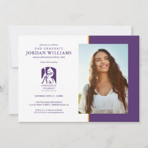 Anuncio Logo icónico de la Universidad de Albany