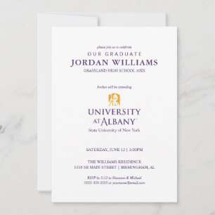 Anuncio Logo icónico de la Universidad de Albany