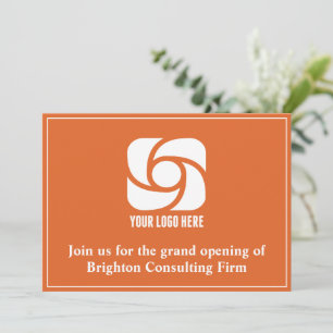 Anuncio Logotipo de empresa personalizado Naranja Gran Ape