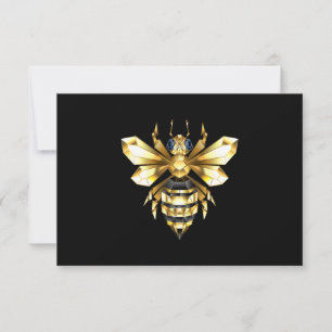 Anuncio Logotipo de Relieve metalizado dorado falso poligo