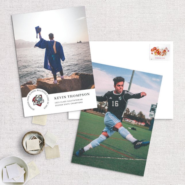 Anuncio Logotipo escolar y graduación de fotografías (Subido por el creador)