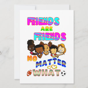 Anuncio Los amigos son amigos sin importar qué