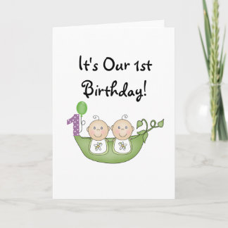 Anuncio Los gemelos marean en un primer cumpleaños de Pod