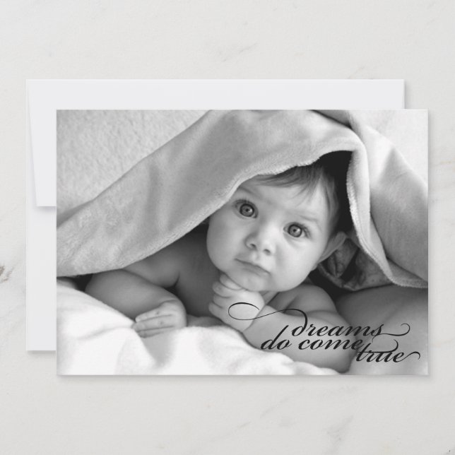 Anuncio Los sueños sí se hacen realidad {Anuncio de nacimi (Anverso)