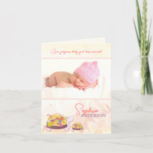 Anuncio Luau Turtles Baby Girl Photo Birth