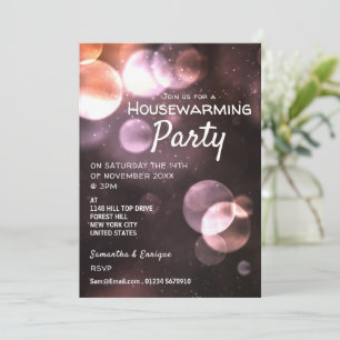Anuncio Luces majestuosas de Bokeh, invitada Fiesta que ca