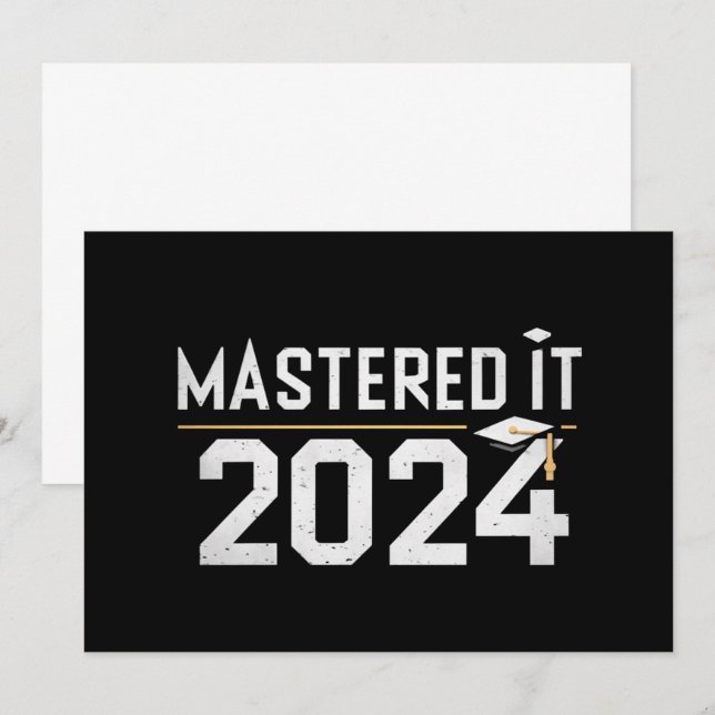 Anuncio Maestría Dominada 2024 Máster Universitario  (Anverso / Reverso)