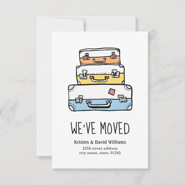 Anuncio Maleta graciosa de mano dibujada (Anverso)