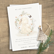 Mamá del bebé dulce Bunny Floral Bebé