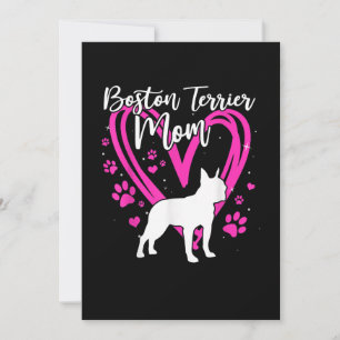 Anuncio Mamá Terrier De Boston Para Regalo De Día de la Ma