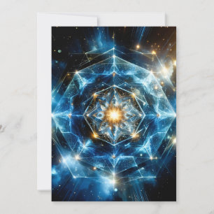 Anuncio Mandalá de geometría cósmica estrella universo abs
