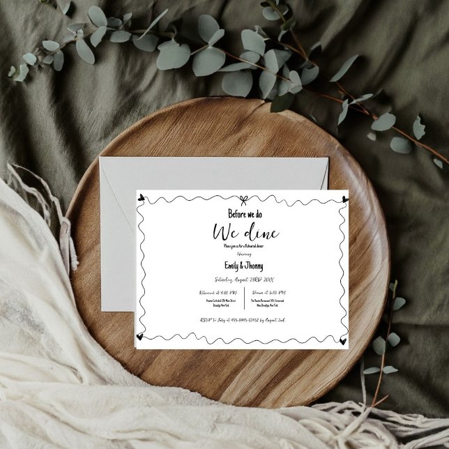 Anuncio Mano dibujada antes de que hagamos cenamos en el e (Subido por el creador)