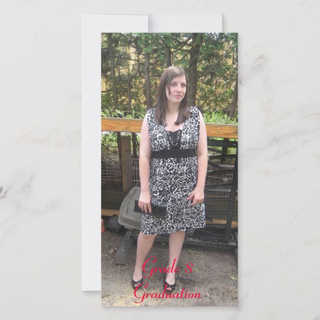 Anuncio Marca de libro diseñada para graduación de grado 8 (Anverso)