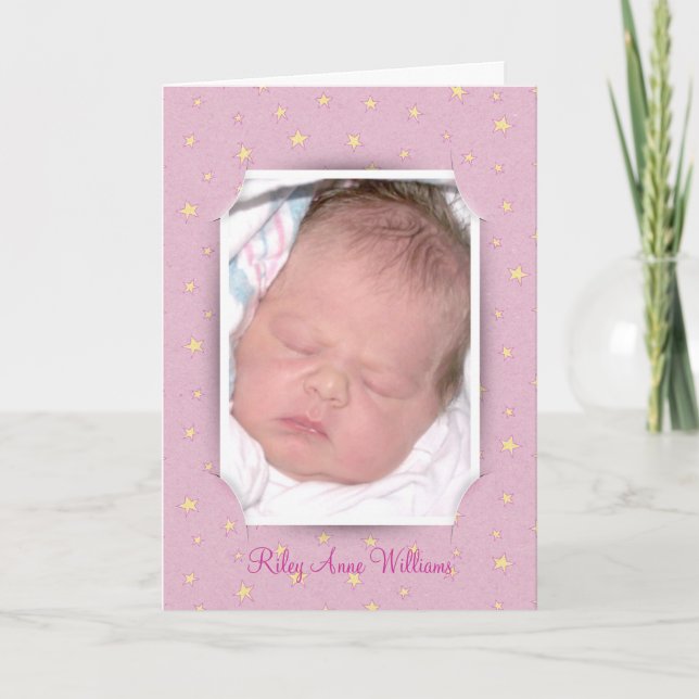 Anuncio Marco de la foto de la estrella de la niña (Anverso)