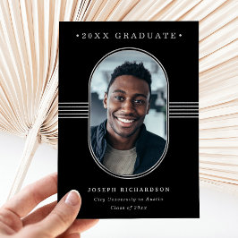 Anuncio Marco elegante | Graduación de fotografías en negr